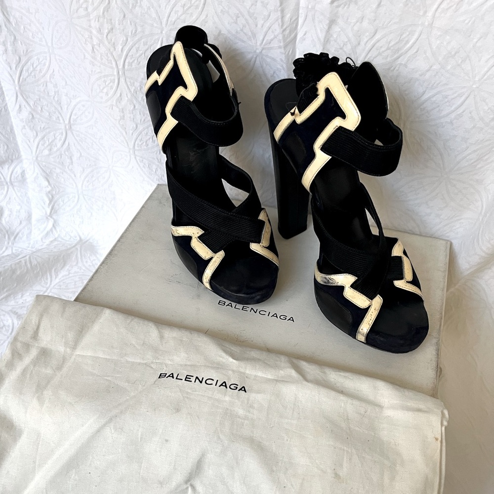 Balenciaga open toed heel